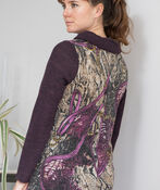 Violet Cowl Handkerchief Tunic, Purple, original image number 2
