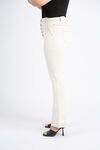 Brooke Microflare Jeans, Off White, original image number 1