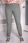 Pull-on Ankle Pant with Slimming Waist, , original image number 2