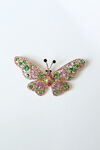 Butterfly Brooch, Pink, original image number 0