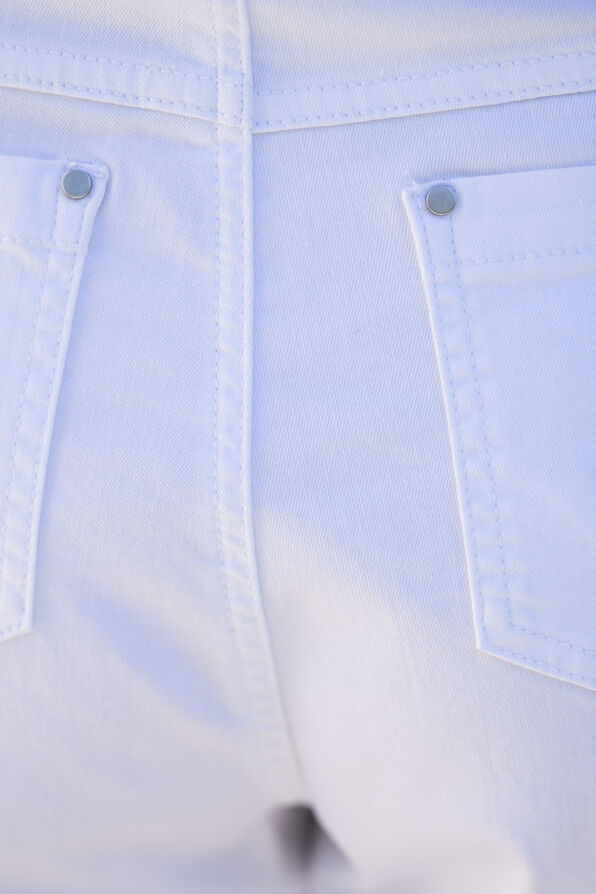 Pull-On Travel Shorts , White, original image number 2