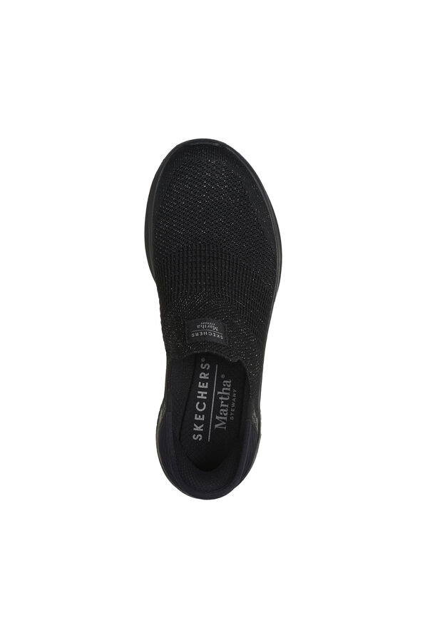 Ultra Flex 3 Slip-In Metallic Sneaker, Black, original image number 3