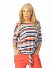 Vibrant Stripe Shirt, Denim, original image number 0