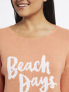 Beach Days Sweater, Orange, original image number 2