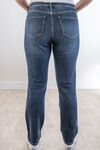 Slim-Leg Mid-Rise Jag Jeans , Denim, original image number 5