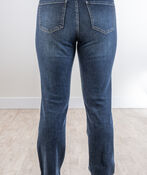 Slim-Leg Mid-Rise Jag Jeans , Denim, original image number 5