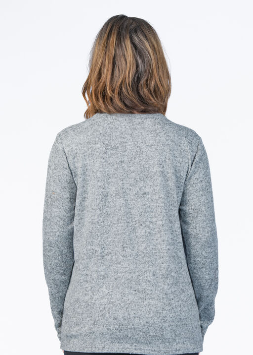 Graphic Girl Heathered Shirt, Grey, original