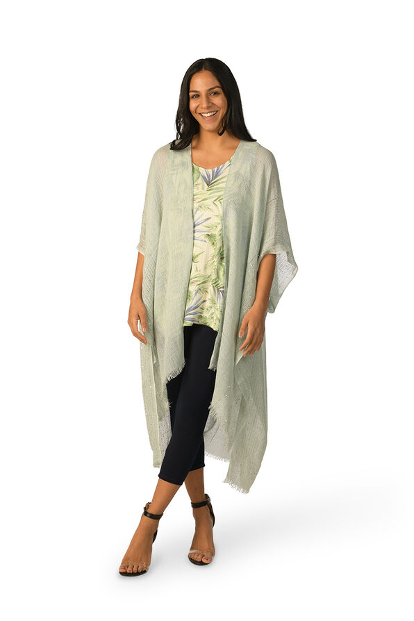 Sequin Kimono, Sage, original image number 2