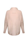 Imani Textured Cowl Neck Sweater, Pink, original image number 1