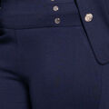 Short Sleeve Ruffle Hem Maxi Dress, Navy, swatch