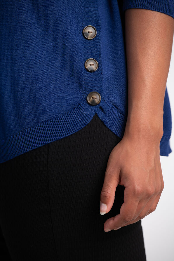 Lightweight Knit Pullover , Blue, original image number 2