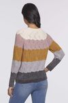 Katie Waffle Sweater, Multi, original image number 1
