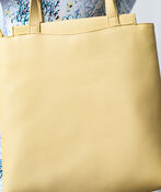 Vegan Leather Double Duty Tote, Yellow, original image number 0