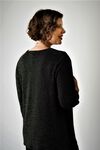 Classic Sparkly Rouched Cardigan, Silver, original image number 1