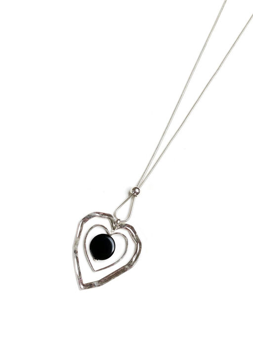 Heart Necklace, Silver, original