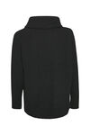 Cocoon Sweater with Cowl Neck, Black, original image number 1