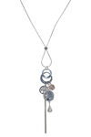 Swing Necklace, Silver, original image number 0