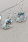 Making Waves Necklace and Earrings Set, Blue, original image number 1