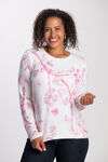 Long Sleeve Floral Sweater, , original image number 1