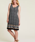 Sleeveless Midi Dress w/ Pockets, , original image number 0