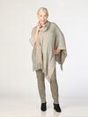 The Glam Shimmery Swing Cape, Grey, original image number 0