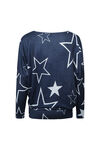 Rising Star Sweater, Navy, original image number 1