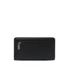 Vegan Compact Nuback Wallet , Black, original image number 3