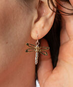 Dragonfly Dangle Earring, Multi, original image number 0