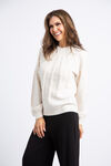 Embellished Pearl Sweater , Beige, original image number 2