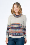 Trendsetter Turtleneck Sweater, Beige, original image number 0
