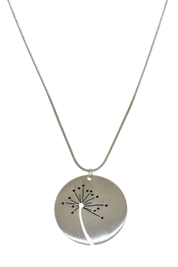 Dandelion Necklace, Silver, original image number 0
