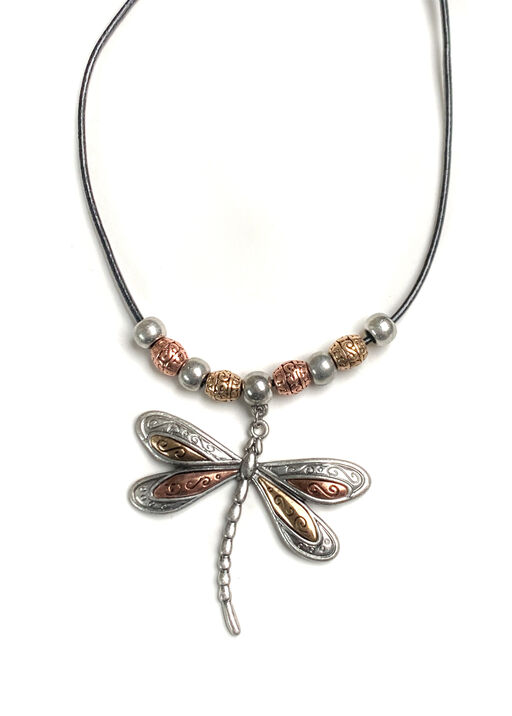 Pretty Dragonfly Necklace Set, Multi, original