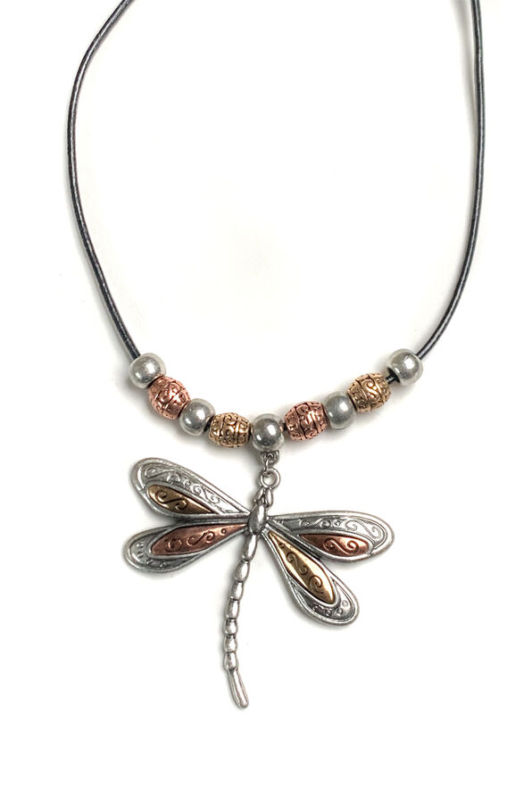 Pretty Dragonfly Necklace Set, Multi, original image number 0