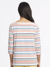 Stripe Boat Shirt, Coral, original image number 1