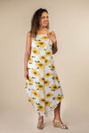 Sunflower Dress, White, original image number 0