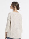 Relaxed Neutral Sweater , Cream, original image number 1