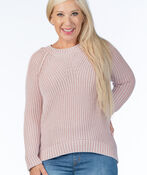 Braided Cotton Sweater, , original image number 1