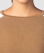 Vosh Colorblock Sweater, Tan, original image number 1