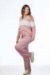 BabyPink Velour Sweatshirt, Pink, original image number 2