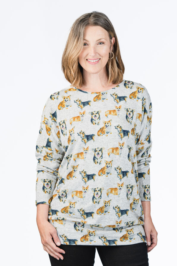 Puppies & Dogs Sweatshirt, Multi, original image number 0
