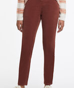 Corduroy Straight Leg Patch Pocket Pull-On Pants, Copper, original image number 0