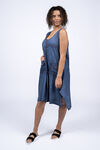 Sleeveless Linen Blend Midi Dress w/ Pockets, , original image number 1