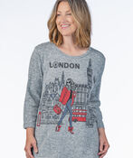 London Graphic Shirt, Grey, original image number 0