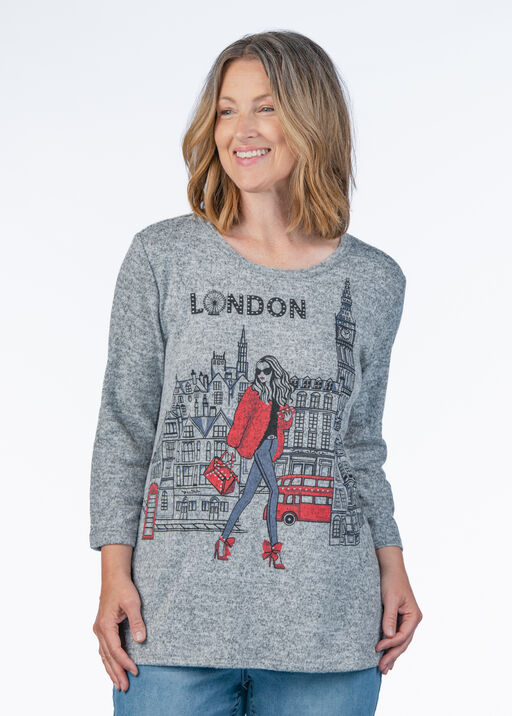 London Graphic Shirt, Grey, original