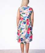 Colorful Notch Dress, Multi, original image number 1