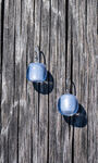 Handcrafted Resin Drop Earrings, Blue, original image number 0