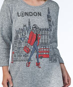 London Graphic Shirt, Grey, original image number 2
