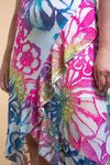 Flutter Sleeve Midi Dress, Multi, original image number 3