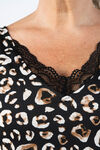 Leopard Lace Top, Black, original image number 3