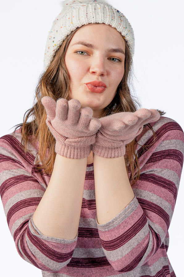 Adorable Autumn Gloves , Pink, original image number 2